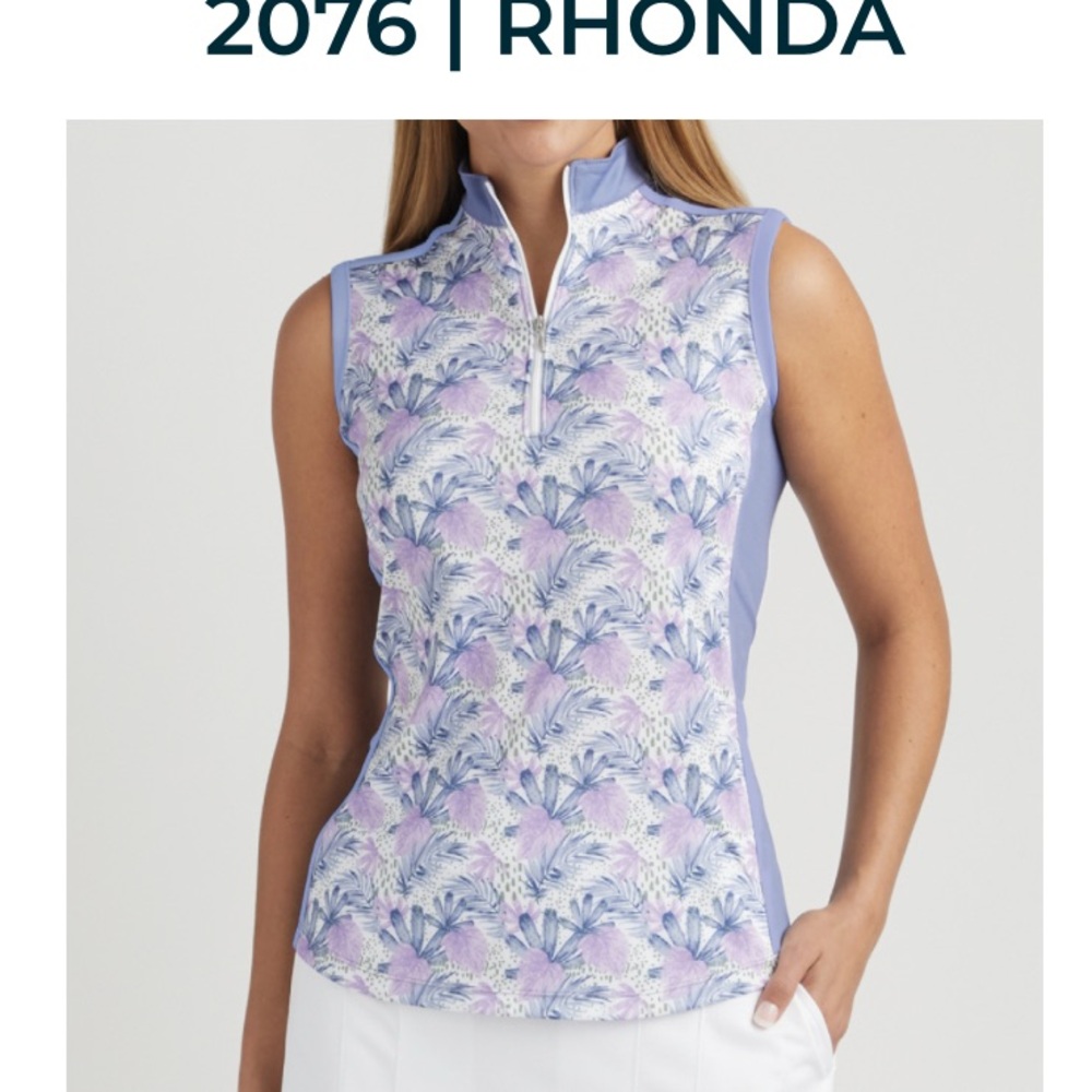 NWT Bermuda Sands ladies sleeveless golf top